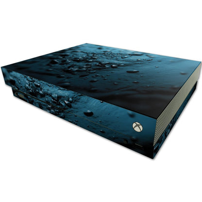 MIGHTY SKINS MightySkins Skin for Microsoft One X Console - Blue Storm, Durable Vinyl Decal, Easy Application