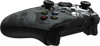 Custom Controllerzz Wireless Controller for Xbox Series X/S - Soft Touch Feel, X/S Black Skullz Design