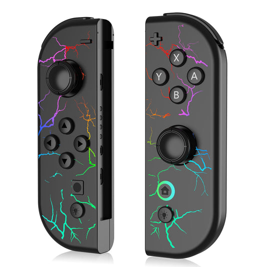 Kvkdiir Wireless Switch Controller - Dual Vibration, 6-Axis Gyro, 5.8*5*1.3 IN, Lightning Color, Model SDFG020401
