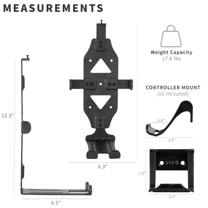 VIVO Steel Wall Mount Bracket for Xbox Series X - Horizontal/Vertical Display, Black, Model MOUNT-XSXU1