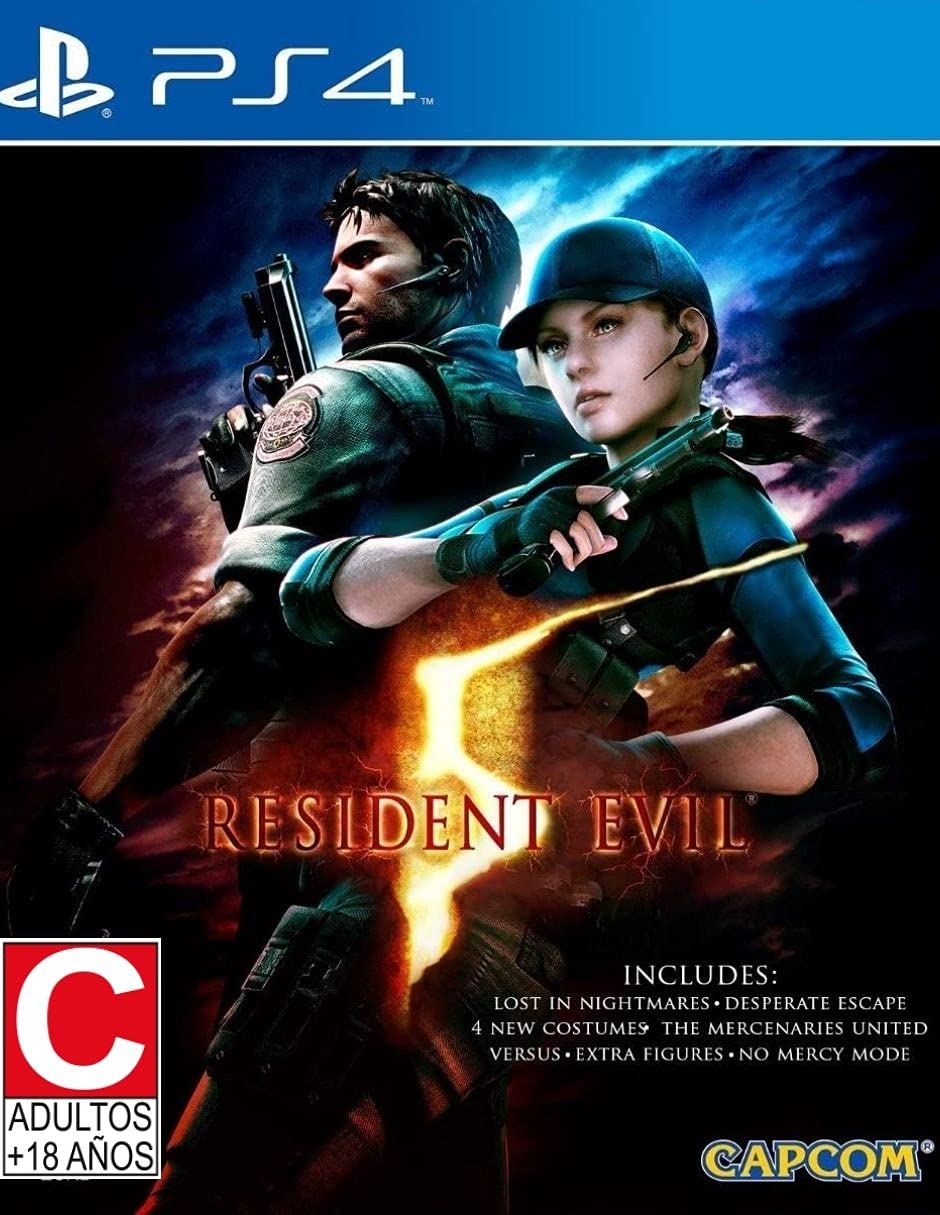 Capcom Resident Evil 5 Standard Edition for PlayStation 4 - Model 56030