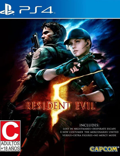 Capcom Resident Evil 5 Standard Edition for PlayStation 4 - Model 56030