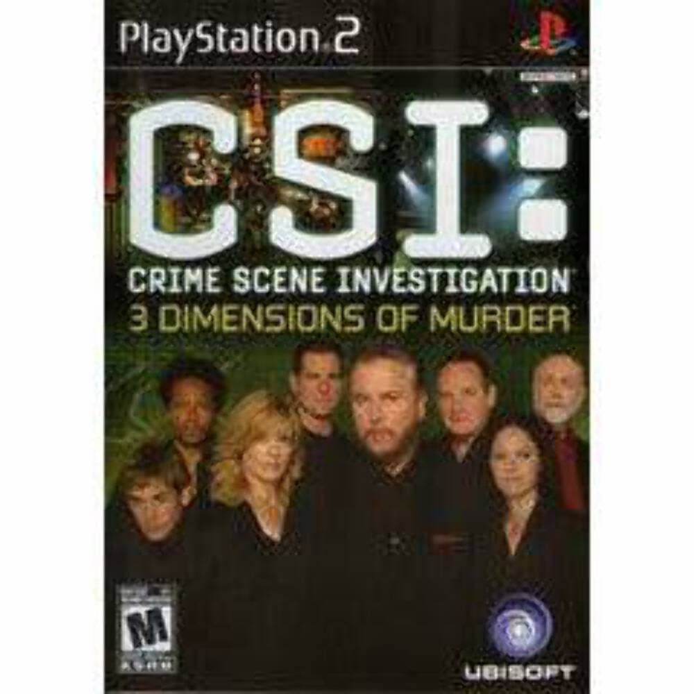 Ubisoft CSI: 3 Dimensions of Murder - PlayStation 2 Game, Engaging Mystery Gameplay