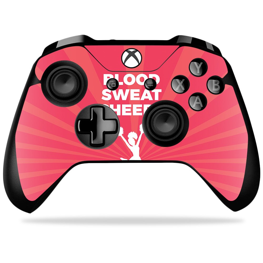 MIGHTY SKINS Xbox One X Controller Skin - Blood Sweat Cheers | Durable Vinyl Decal Wrap | Easy Apply/Remove | Model: MIXBONXCO-Blood Sweat Cheers