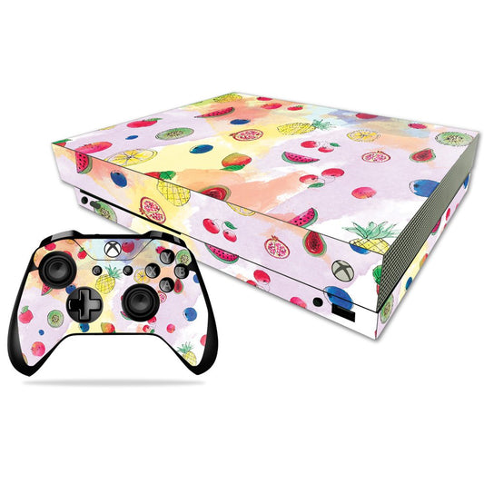 MIGHTY SKINS Xbox One X Skin - Fruit Water Vinyl Decal Wrap, Durable & Easy to Apply, Model MIXBONXCMB-Fruit Water