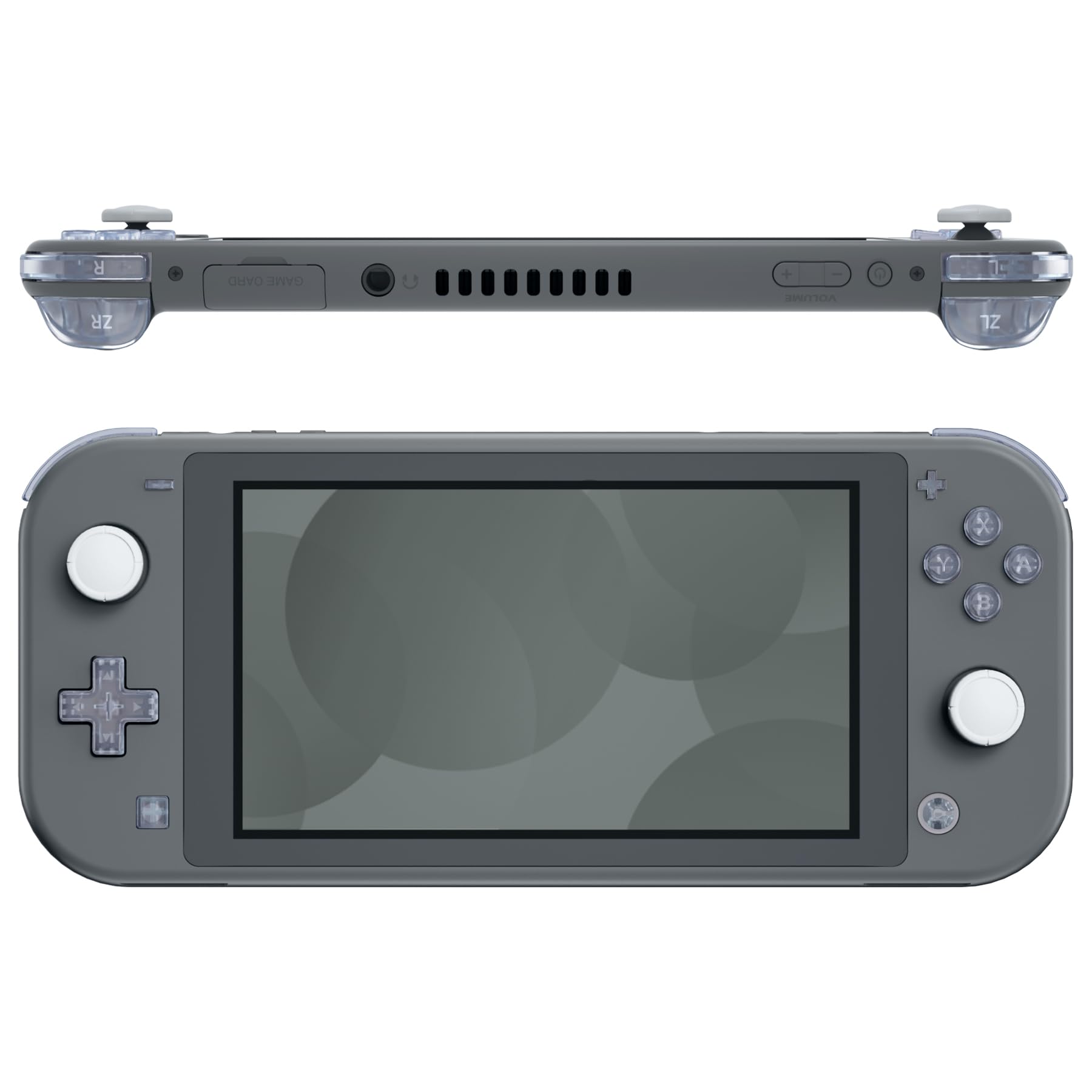 eXtremeRate Clear Glacier Blue Replacement ABXY Home Capture Plus Minus Keys Dpad L R ZL ZR Trigger for Nintendo Switch Lite  Full Set Buttons Repair Kits with Tools for Nintendo Switch Lite