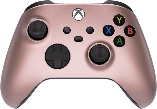 Xbox Soft Touch Design Custom Gaming Controller -Soft Shell for Comfort Grip X for Microsoft Xbox Pink (Rose Gold)