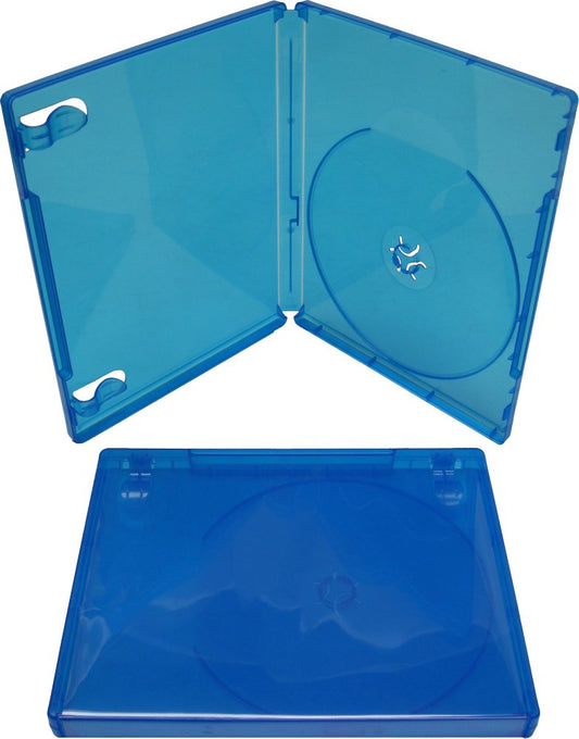 Square Deal Recordings PS4 Game Cases - 5 Pack, 1 Disc Capacity, 14mm Thickness, Blue