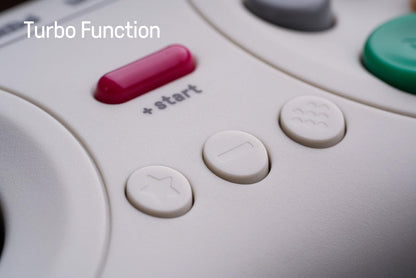 8Bitdo M30 Wireless Bluetooth Controller for Switch, PC, Mac, Android - Retro Gamepad in White