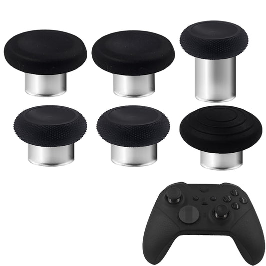 6 in 1 Replacement Thumbsticks for Xbox fine design 2 Core Controller Swap Magnetic Joysticks for Xbox One fine design Series 2 Controller Replacement Parts for Xbox fine design Controller(Black)