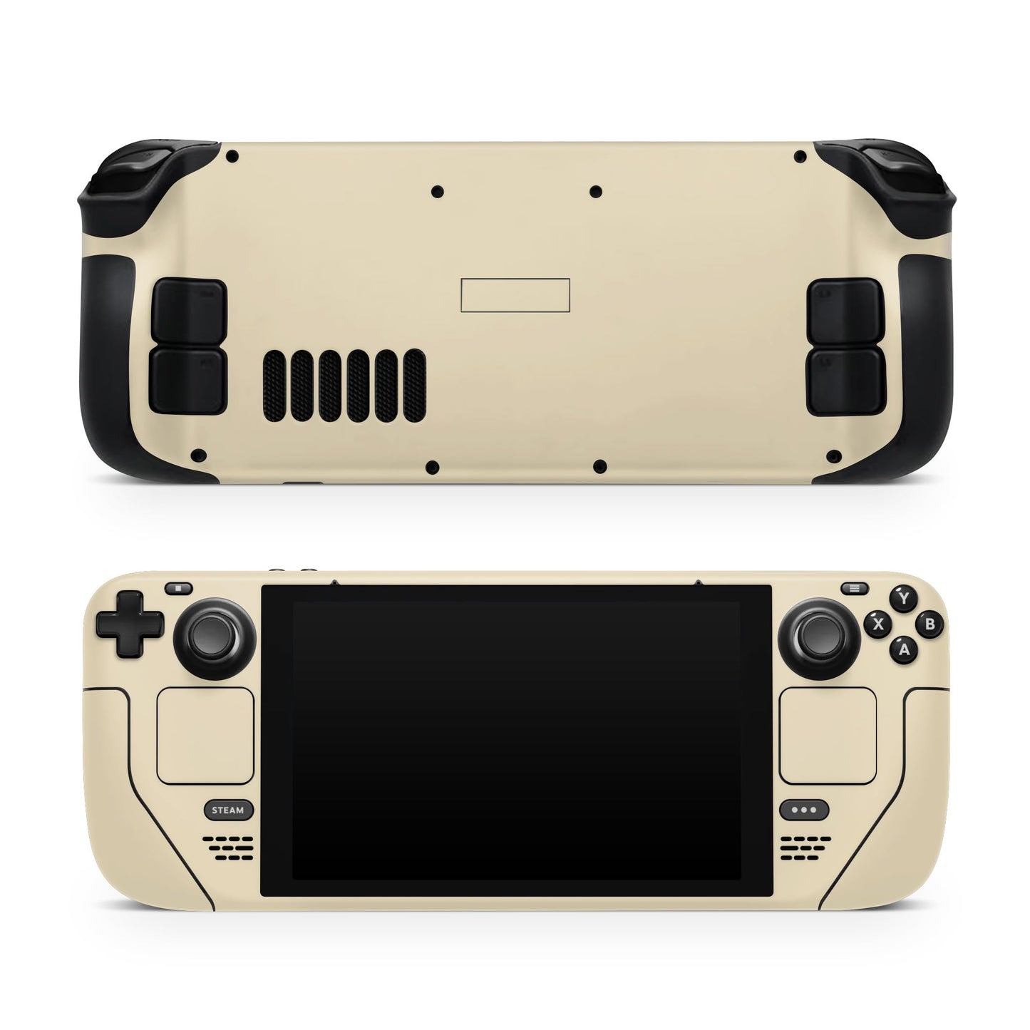 TACKY DESIGN Solid Color Skin for Steam Deck LCD and OLED - Premium 3M Vinyl Decal Full Wrap Cover Sticker (Brown Sand)