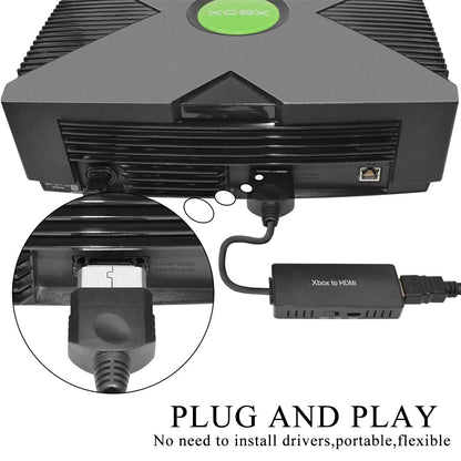 Y.D.F Original Xbox to HDMI Converter - High-Quality HDMI Cable, Black, Model 15a960ac, Enhanced Picture Quality