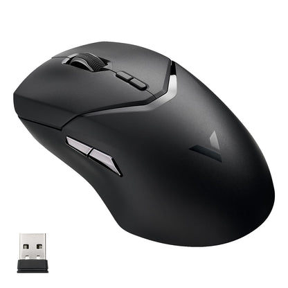 Rapoo VT9Pro Wireless Gaming Mouse - 26000 DPI, 1ms Response, 10 Programmable Buttons, Lightweight, Black