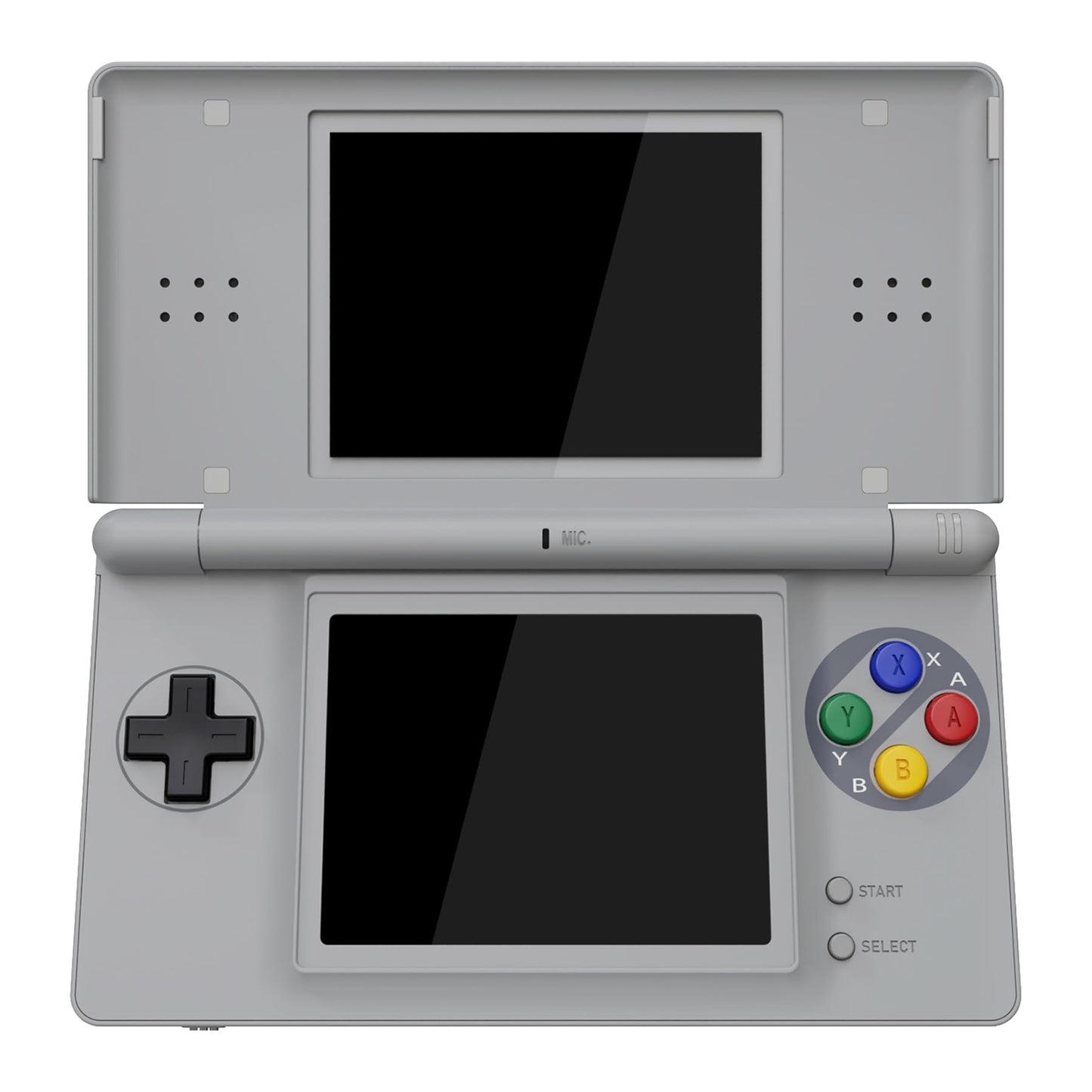 eXtremeRate DS Lite Replacement Housing Shell - SFC SNES Classic EU Style, Includes Buttons & Screen Lens, Model DSLY006