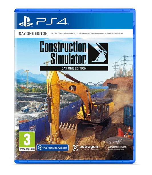 Astragon Construction Simulator - Day 1 Edition for PS4 - Engaging Gameplay Experience