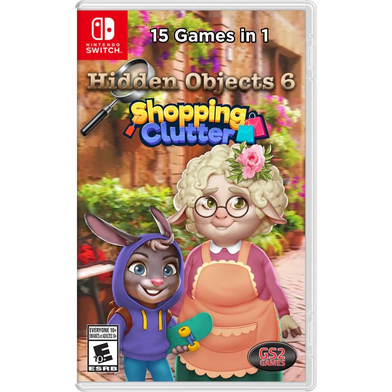 Hidden Objects Collection: Volume 6 Shopping Clutter - 15 Games in 1 - For Nintendo Switch