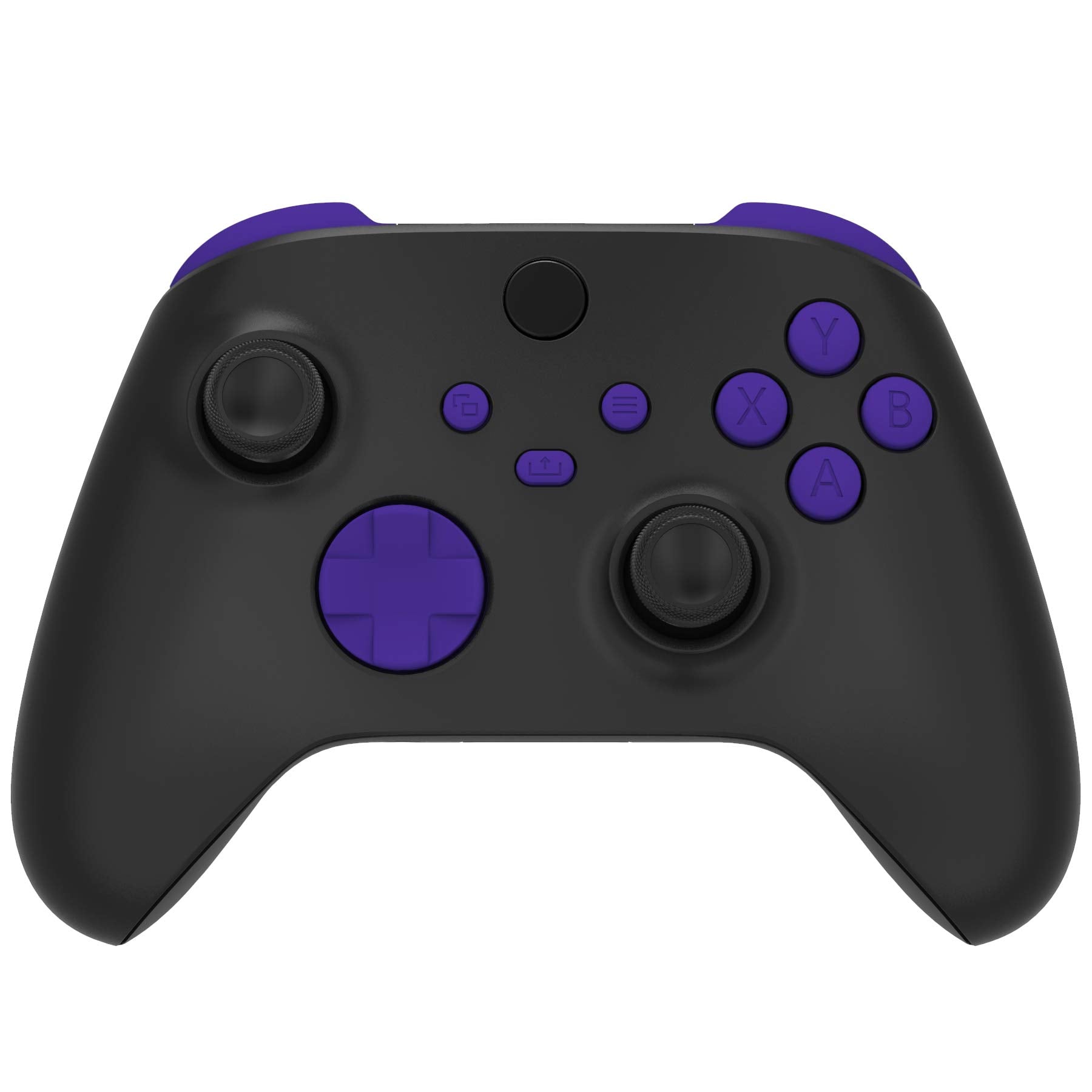 eXtremeRate Replacement Buttons for Xbox Core Wireless Controller, Purple DIY Accessories Kit LB RB LT RT Bumpers Trigers Dpad A