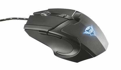 Trust Gaming GXT 101 Gaming Mouse - 600-4800 DPI, 6 Buttons, Black, Model 21231