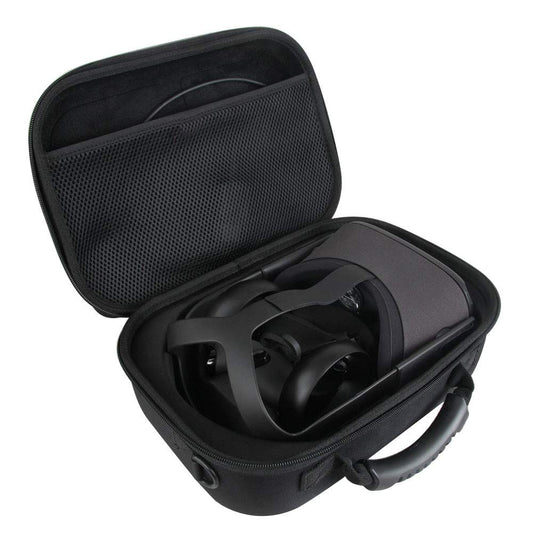 adada Hard Travel Case for Meta Quest 3/Oculus Quest 2 - Black VR Headset Storage Solution