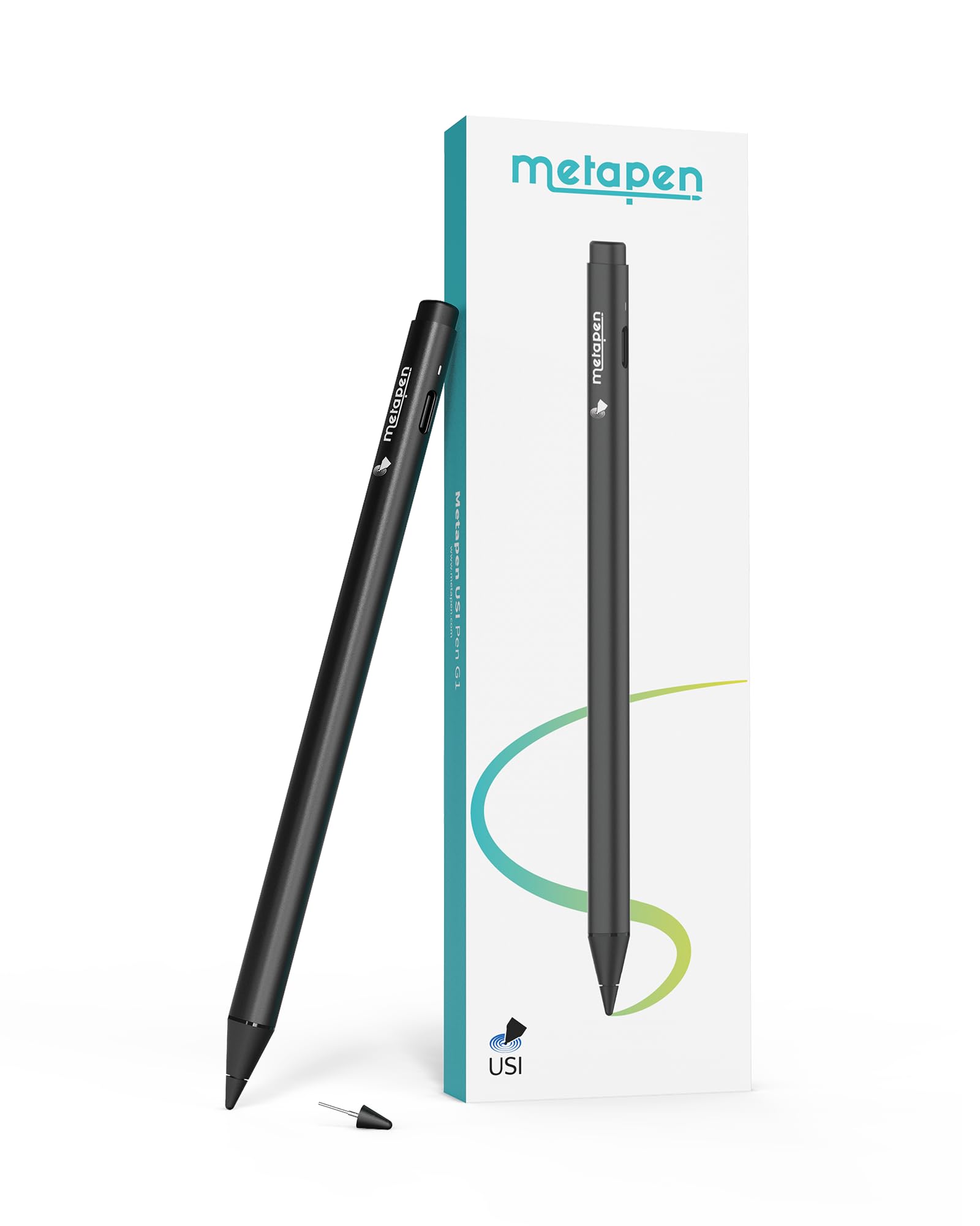 Metapen USI 2.0 Stylus Pen G1 for Fire Max 11 (2023 Release)  USB-C Fast Charging  4096 Pressure Pen for Google Pixel Tablet  Amazon Fire HD 10 (13th Gen  2023 Release)  Lenovo/HP/Acer Chromebook