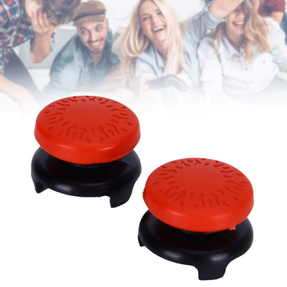ASHATA 2Pcs Red Thumbstick Grip for PS5 Controller - Durable ABS Joystick Replacement, Model eboxer-1ab9gshfud6554-14