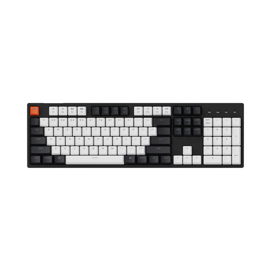 Keychron C2 Wired Mechanical Gaming Keyboard, 104 Keys, Gateron G Pro Red Switch, RGB Backlight, Mac Layout