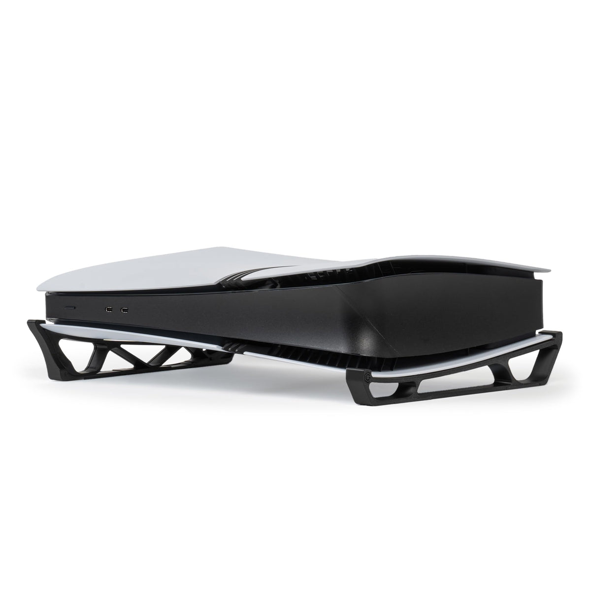 Glistco Skates - Horizontal Stand for PS5 Pro Compatible with Disc & Digital Edition (Black)