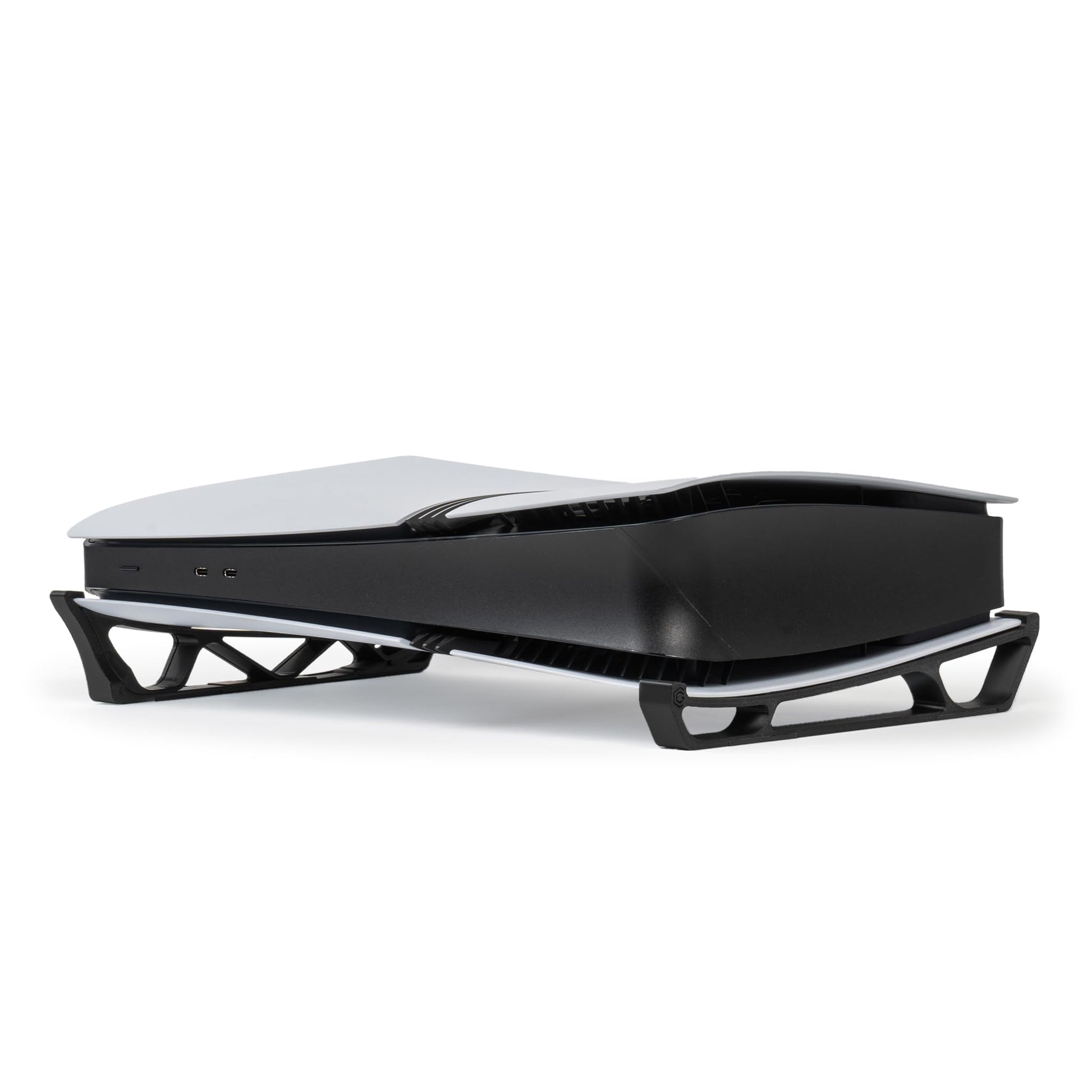 Glistco Skates - Horizontal Stand for PS5 Pro Compatible with Disc & Digital Edition (Black)