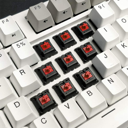 DURGOD K310 Tenkeyless Mechanical Gaming Keyboard - Cherry MX Red, Space Grey, Type C, 104 Keys, Dust Cover