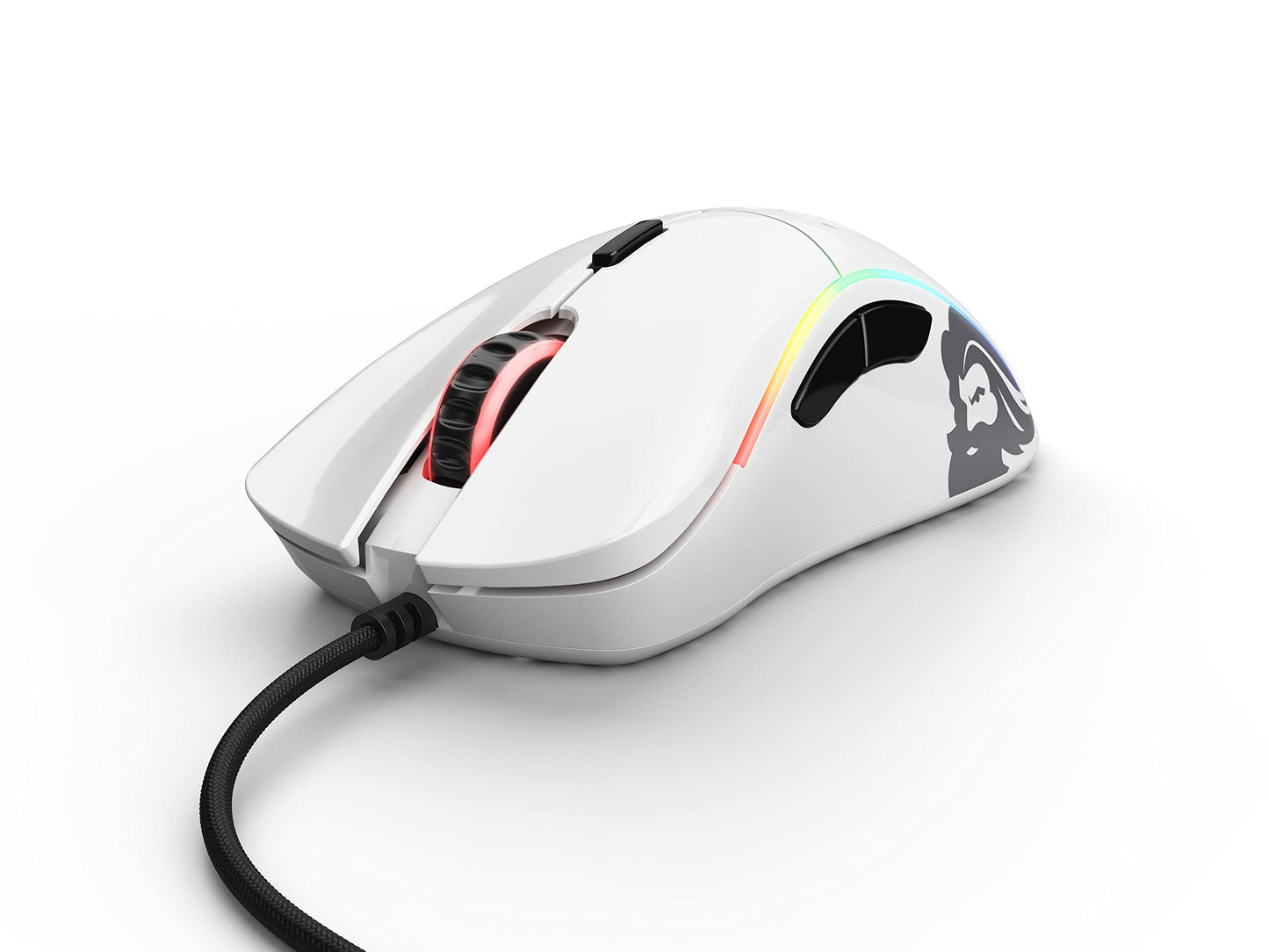 Glorious Gaming Model D- Wired Gaming Mouse - 61g Ergonomic, Honeycomb Design, RGB, Glossy White