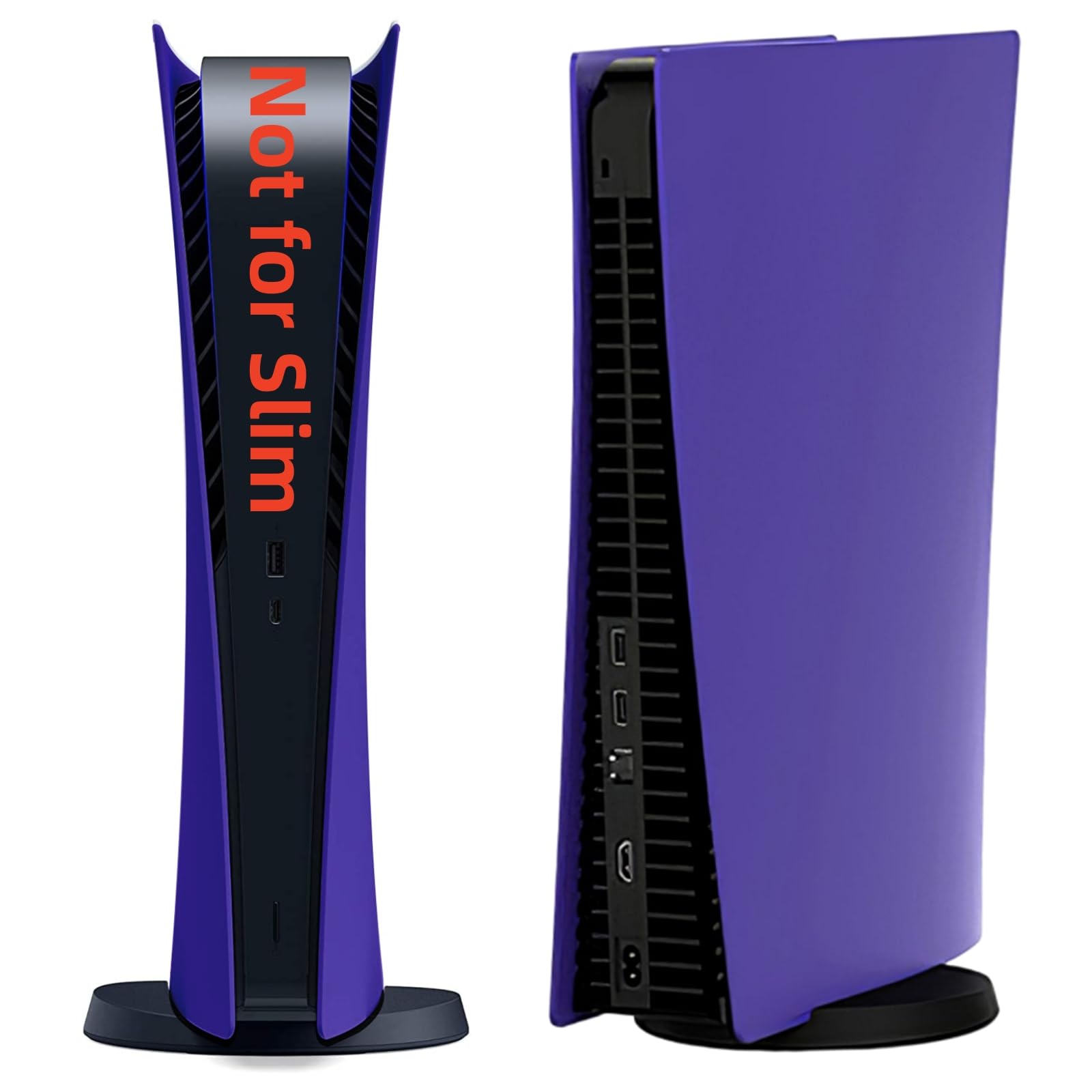 Digital Edition Face Plates Cover Skins Shell Panels for PS5 Console  Accessories for PlayStation 5 Protective Replacement Faceplates (Galactic Purple)