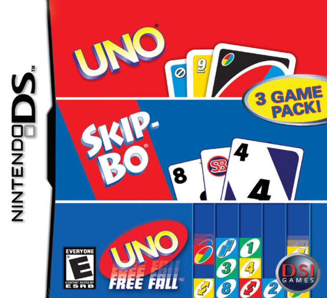 Destination Software Uno/Skip-Bo/Uno Freefall Game - Nintendo DS Model 10099