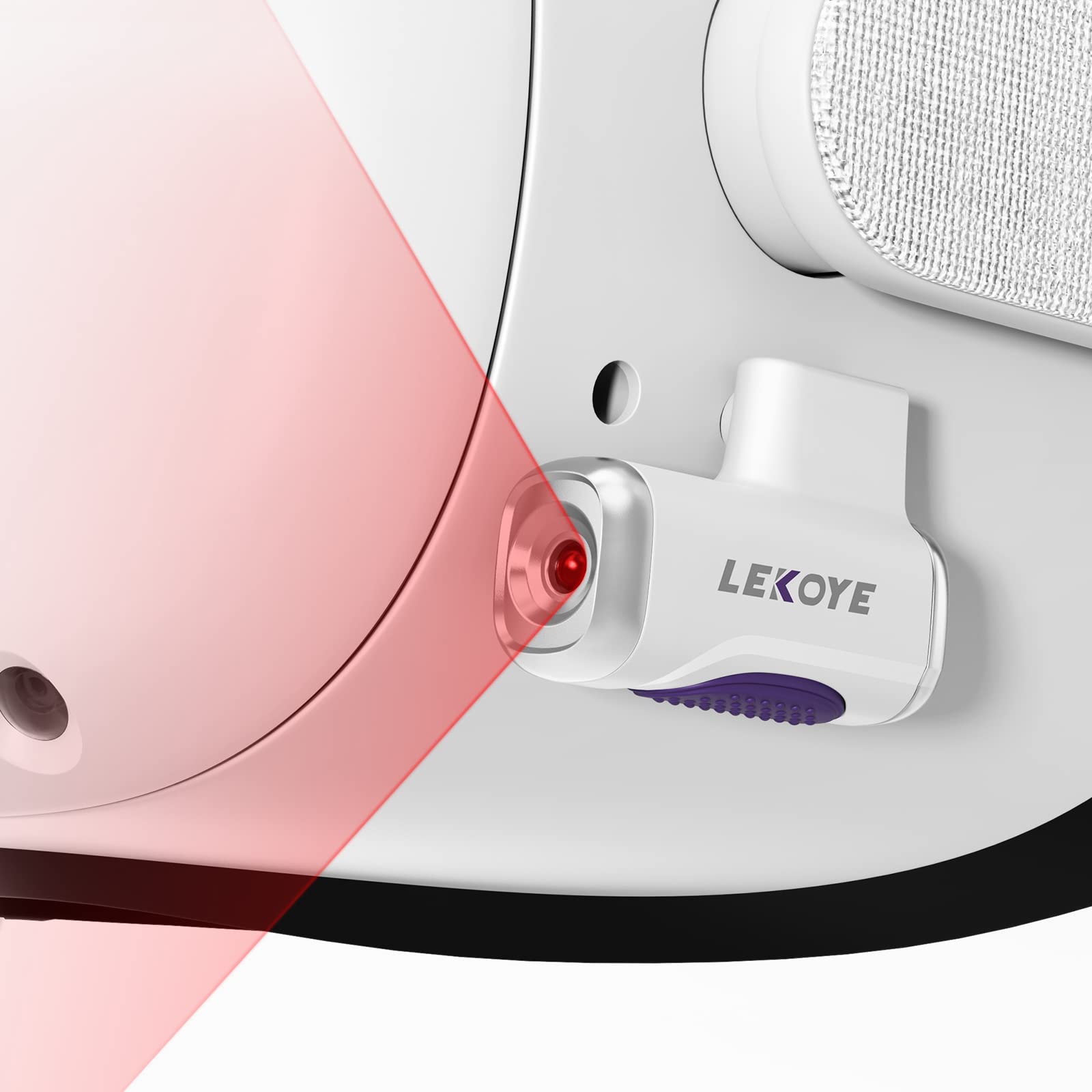 Ir Illuminator, LEKOYE Infrared Light for Meta Quest 2 PSVR2, 2 Gear Brightness Adjustable VR Accessories for Oculus Quest 2, Se