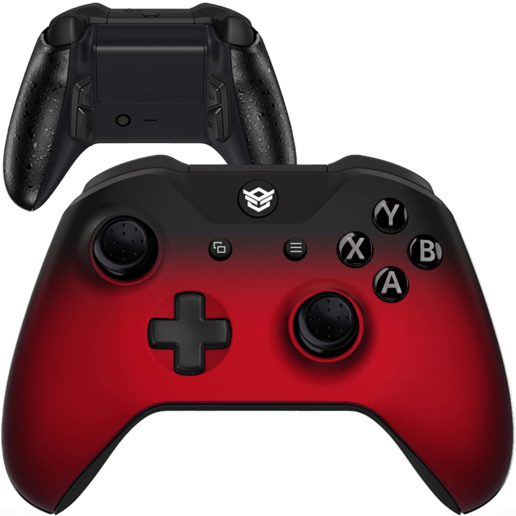 HEXGAMING ULTRA ONE Wireless Controller for Xbox Series X & S  for Xbox One  for Windows 7/8/10-4 Remap Back Buttons - Hair Triggers - Interchangeable Thumbsticks - 6 Profiles - Shadow Red