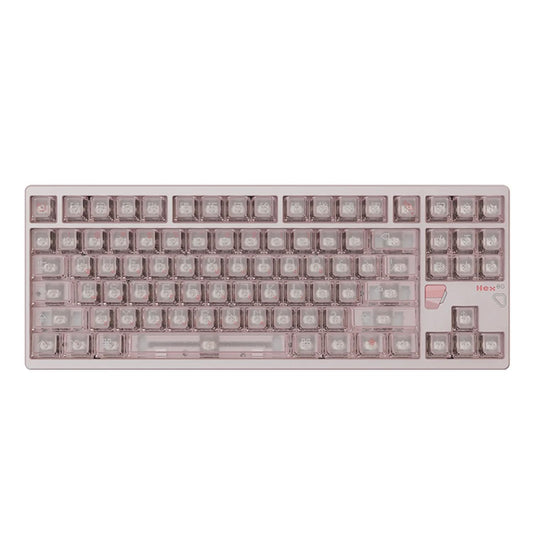 ATK x QK Hex80 HE Magnetic Gaming Keyboard  80% TKL  CNC Aluminum  Hall-Effect Ti Switches  8 kHz Polling  Rapid Trigger  RGB Backlight (Baby Pink)