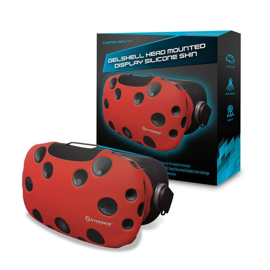 Hyperkin GelShell Headset Skin for HTC Vive - Silicone, Red, Model M07200-RD