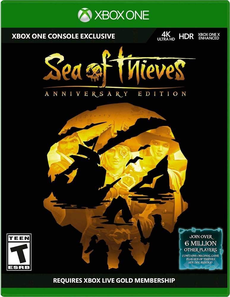 Xbox Sea of Thieves: Anniversary Edition – Xbox One, Model GM6-00025, Action Adventure Game