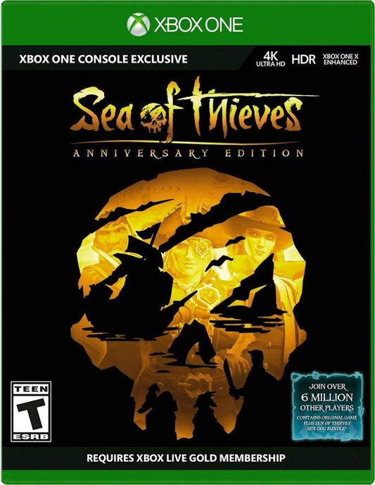 Xbox Sea of Thieves: Anniversary Edition – Xbox One, Model GM6-00025, Action Adventure Game