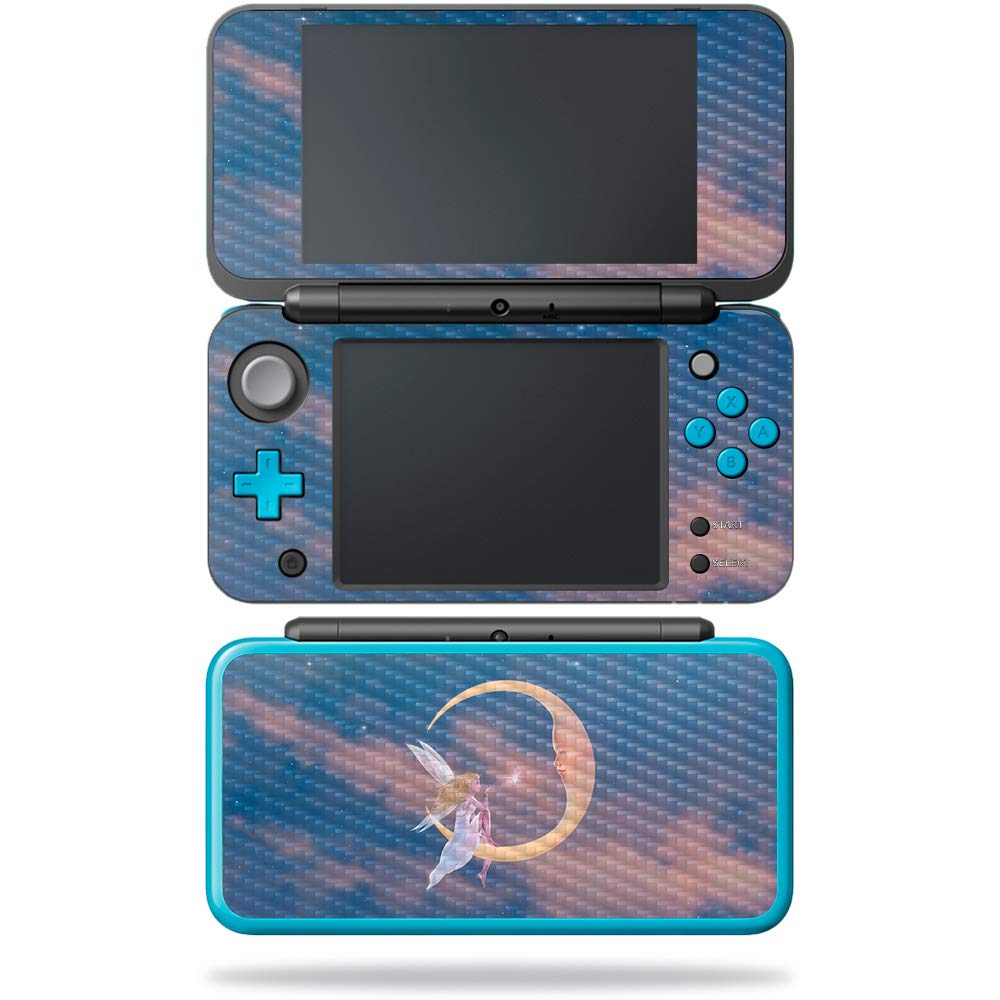 MightySkins Carbon Fiber Skin for Nintendo New 2DS XL - Fire Dragon | Protective  Durable Textured Carbon Fiber Finish | Easy to Apply  Remove  and Change Styles | Made in The USA