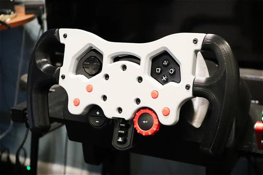 F1 Style Racing Wheel Mod Kit for Logitech G29/G929/G920/G923 - Working Buttons + Included Hardware, Multiple Color Options for 