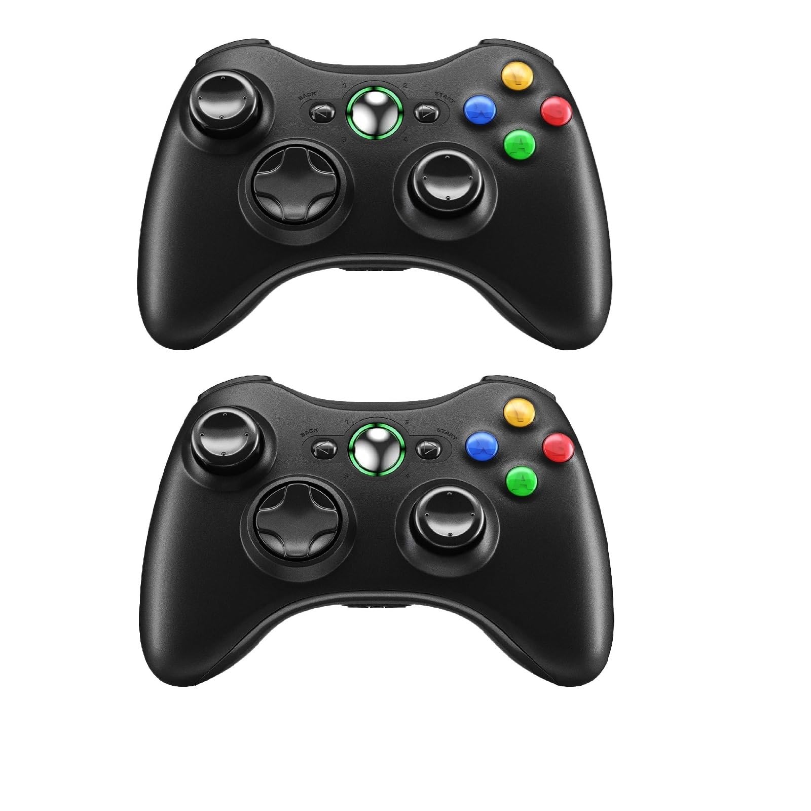 Prodico Xbox 360 Wireless Controller 2 Pack  2.4G Wireless Controller for Xbox 360 & Slim PC Windows 7