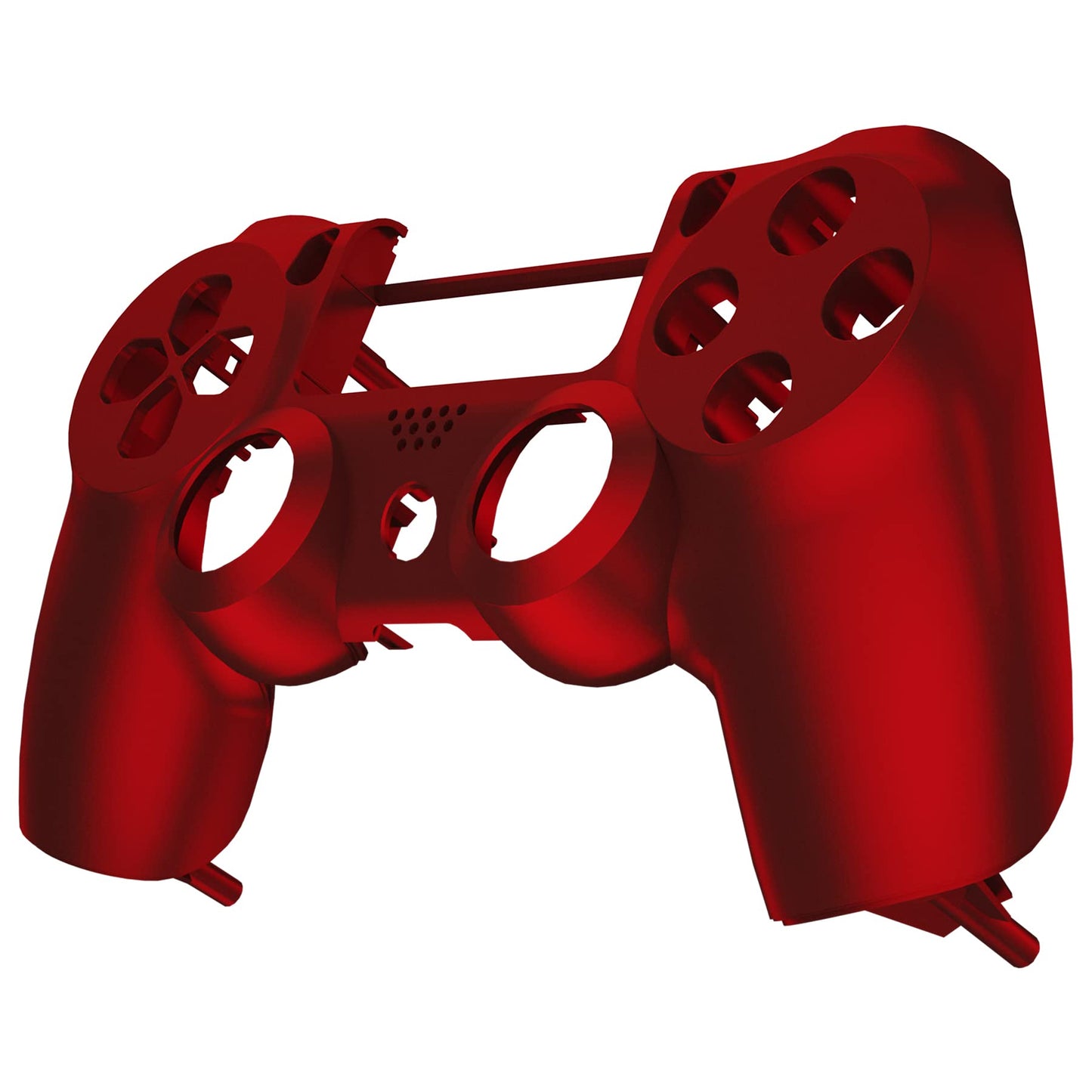 eXtremeRate Scarlet Red Custom Faceplate Shell for PS4 Slim/Pro Controller - Model SP4FX01