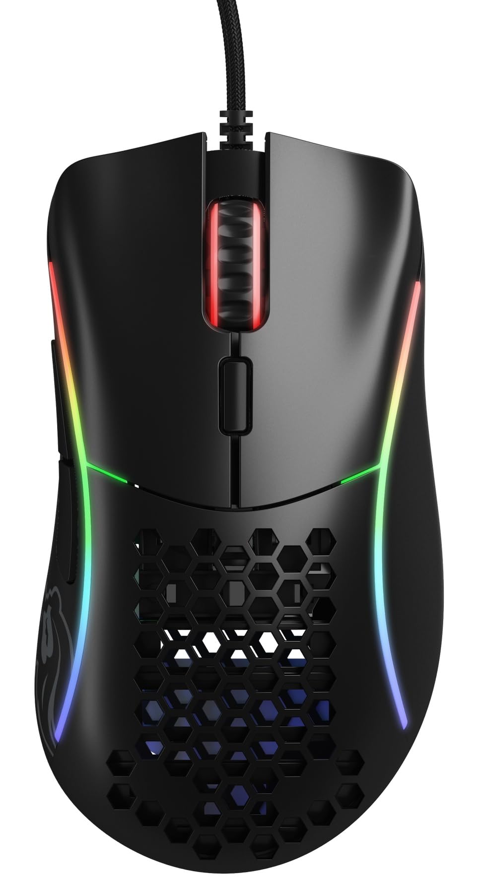 Glorious PC Gaming Race Model D Minus Honeycomb Gaming Mouse - Superlight RGB, 62g, Matte Black Wired