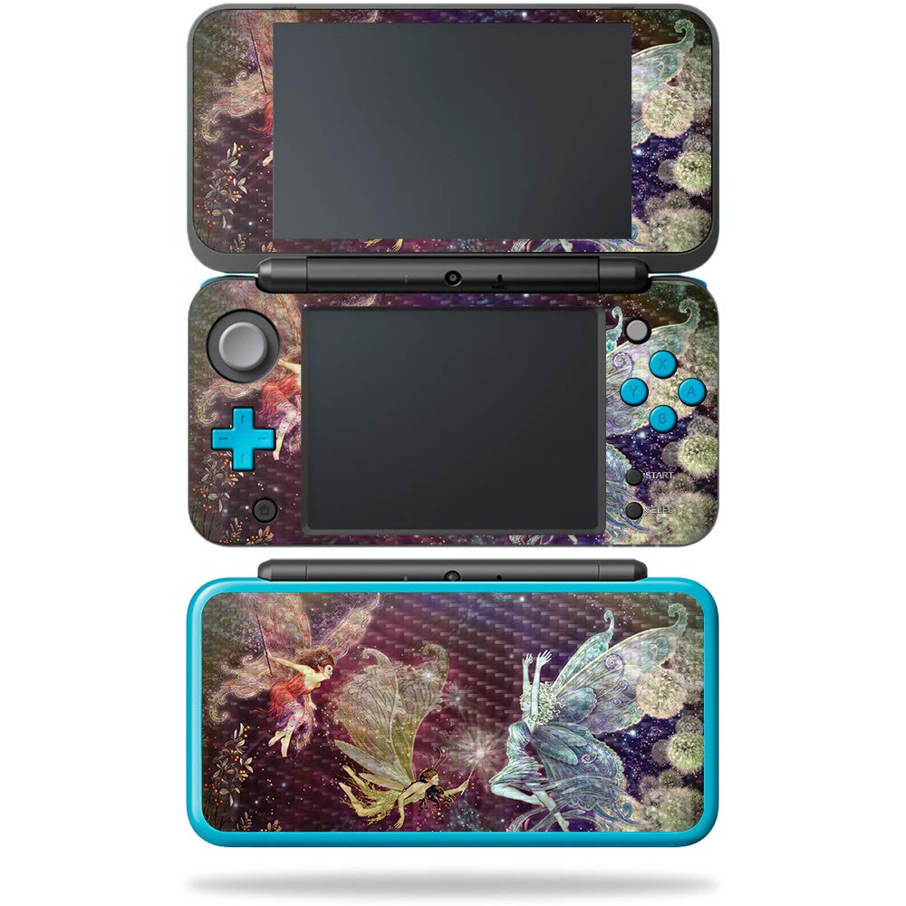 MightySkins Carbon Fiber Skin for Nintendo New 2DS XL - Geek | Protective  Durable Textured Carbon Fiber Finish | Easy to Apply  Remove  and Change Styles | Made in The USA (CF-NI2DSXL-Three Fairies)