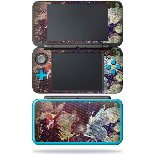 MightySkins Carbon Fiber Skin for Nintendo New 2DS XL - Geek | Protective  Durable Textured Carbon Fiber Finish | Easy to Apply  Remove  and Change Styles | Made in The USA (CF-NI2DSXL-Three Fairies)