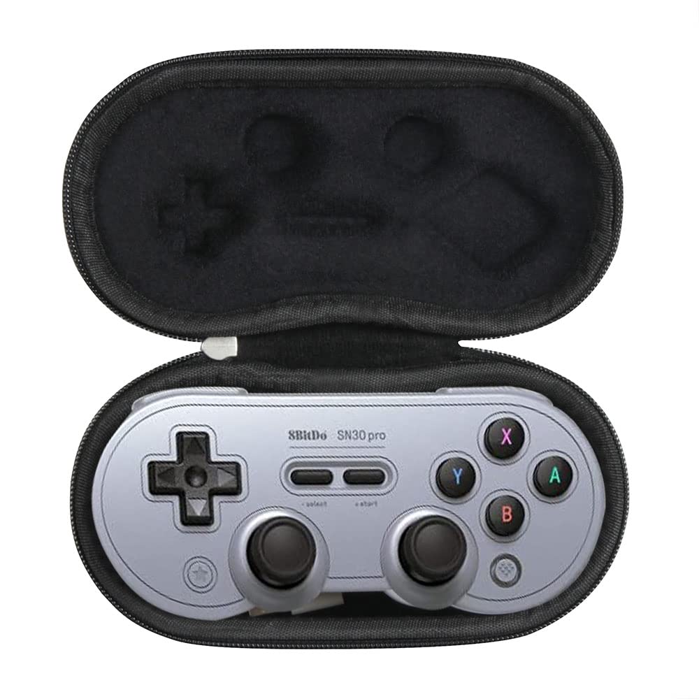 Hermitshell Hard Travel Case for 8Bitdo SN30 Pro Gamepad - Durable Nylon, Compact Design, Color: SN30 PRO