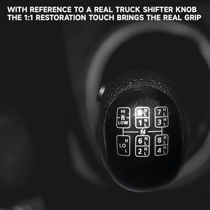 AUGFAZ USB Shift Knob for American Truck Simulator & ETS2 - Compatible with Logitech G27/G29/G920, Thrustmaster TH8A, Black