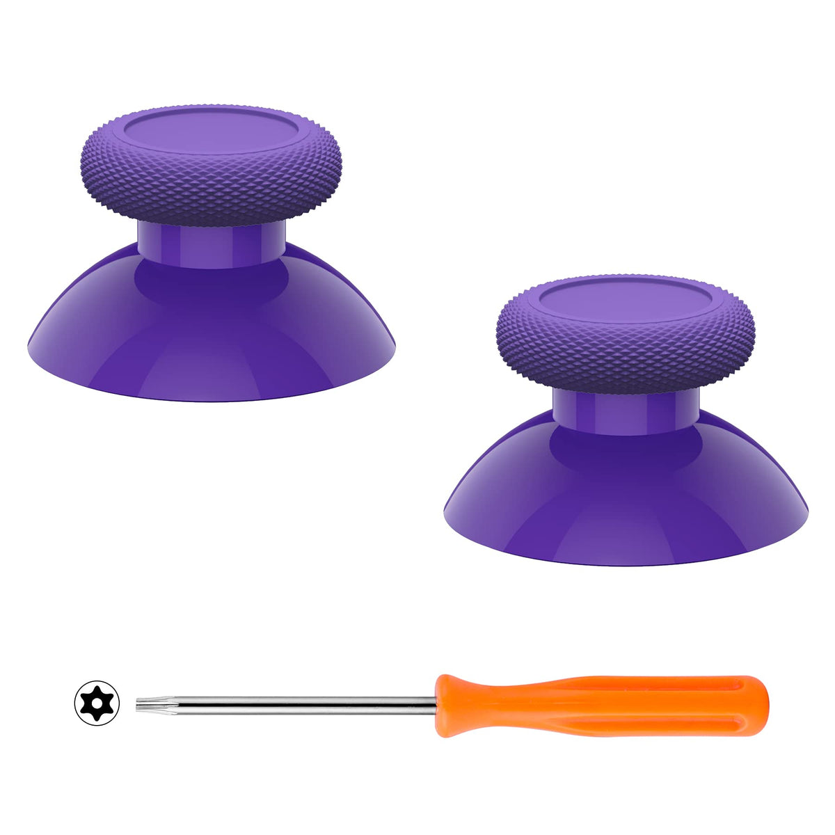 eXtremeRate Replacement Thumbsticks for Xbox Series X & S Controller  Joysticks Repair Kit for Xbox Wireless Controller  Custom Analog Stick Buttons for Xbox One S/X/fine design Controller - Purple
