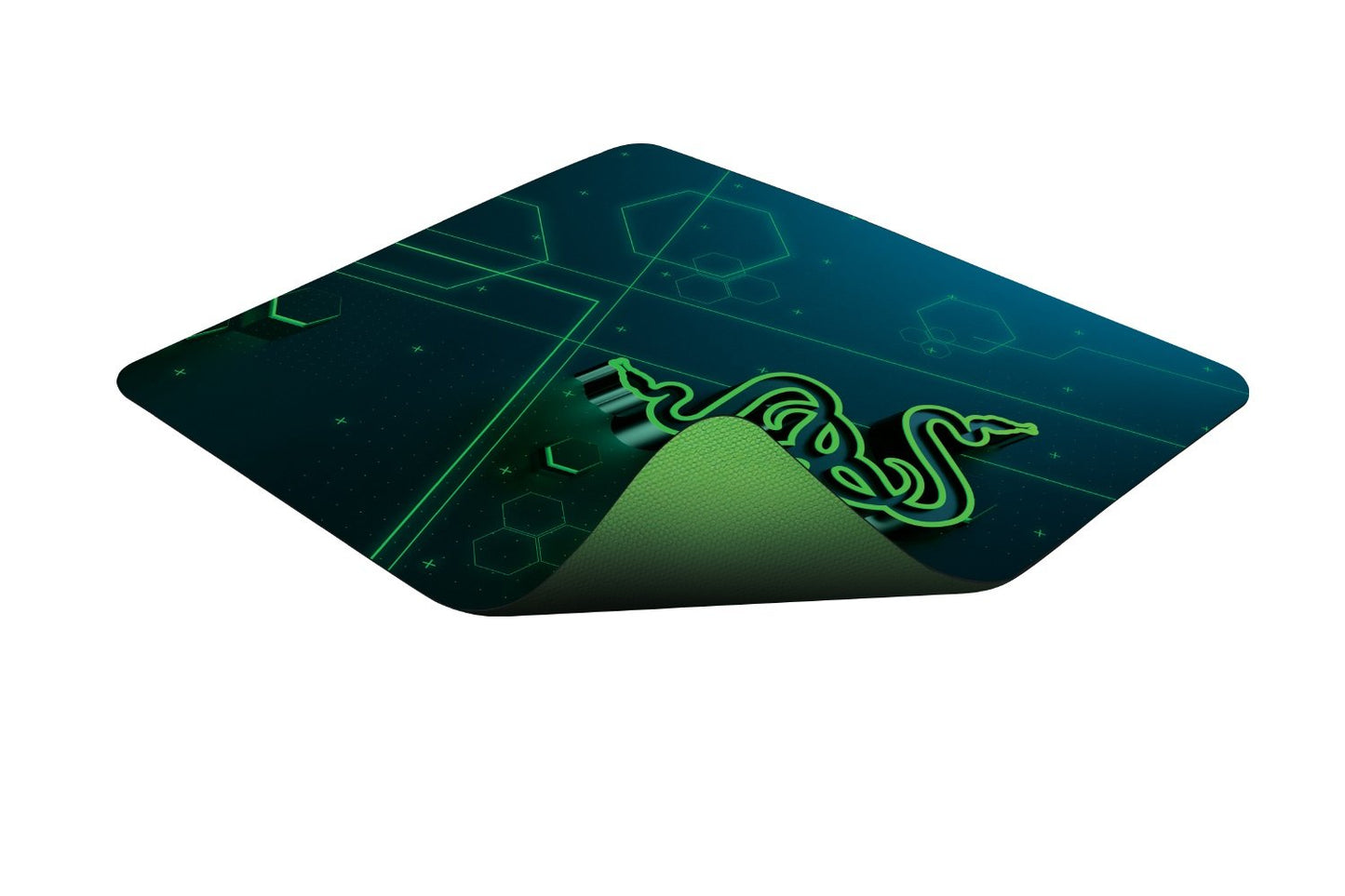 Razer Goliathus Mobile Soft Gaming Mouse Mat - Compact 8.5x10.6 inches, Blue, Travel-Friendly, Model RZ02-01820200-R3M1