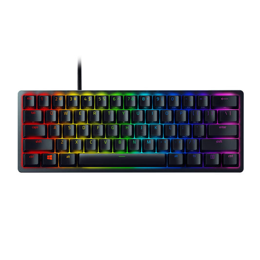 Razer Huntsman Mini 60% Gaming Keyboard: Fast Keyboard Switches - Linear Optical Switches - Chroma RGB Lighting - PBT Keycaps - 